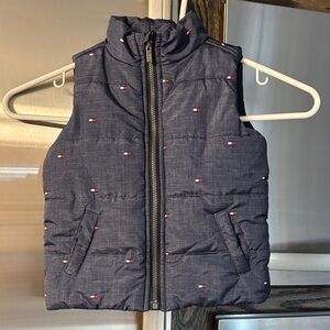 Tommy Hilfiger Kids Blue Puffer Vest